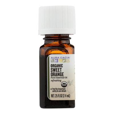 Aura Cacia - Organic Orange Sweet - .25 Oz - Orca Market