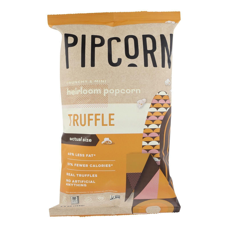 Pipcorn Mini Popcorn - Truffle - Case Of 12 - 4 Oz. - Orca Market