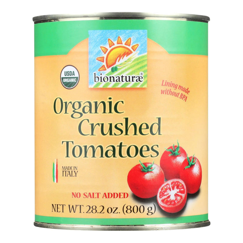 Bionaturae Tomatoes - Organic - Crushed - 28.2 Oz - Case Of 12 - Orca Market