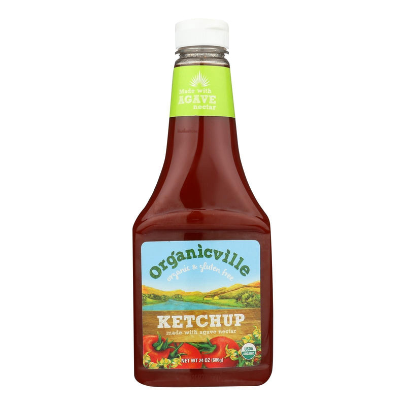 Organic Ville Organic Ketchup - Tomato - Case Of 12 - 24 Oz. - Orca Market