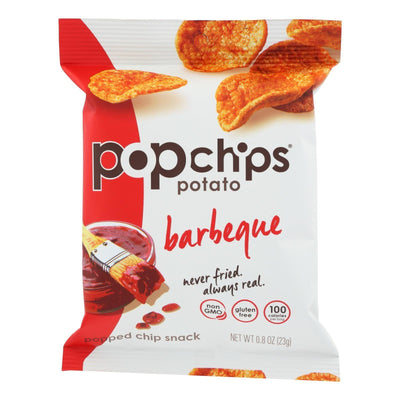 Popchips Potato Chip - Barbeque - Case Of 24 - 0.8 Oz. - Orca Market