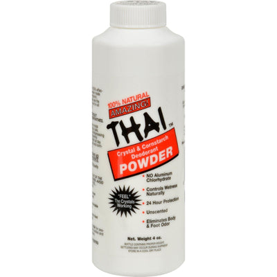 Thai Deodorant Stone Crystal And Corn Starch Deodorant Body Powder - 3 Oz - Orca Market