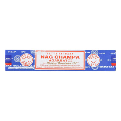 Sai Baba Nag Champa Agarbatti Incense - 15 G - Case Of 12 - Orca Market