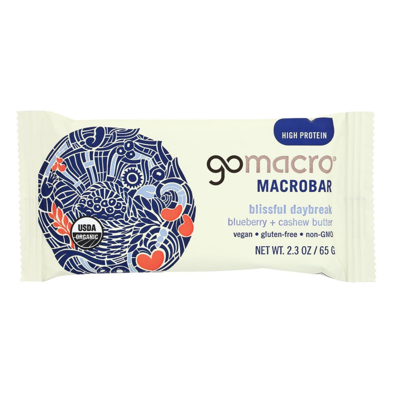 Gomacro Bar - Organic - Bberry - Cashew Butter - Case Of 12 - 2.3 Oz - Orca Market