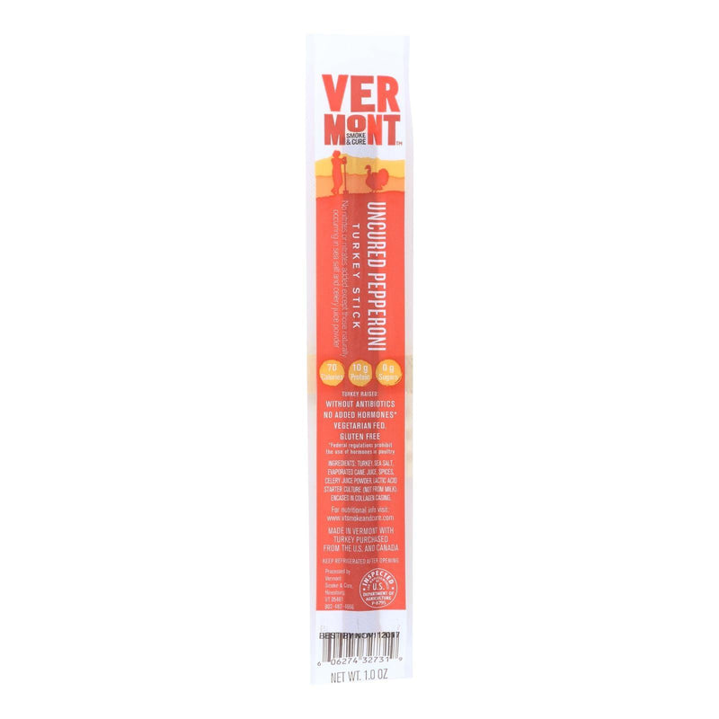 Vermont Smoke And Cure Realsticks - Turkey Pepperoni - 1 Oz - Case Of 24 - Orca Market