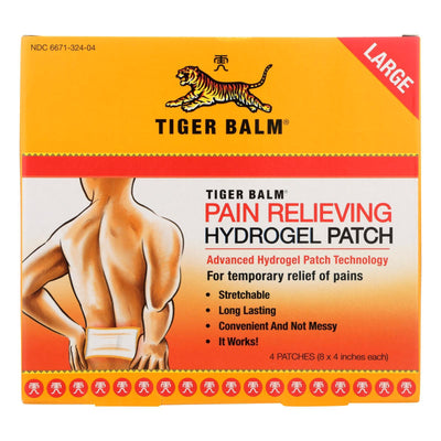 Tiger Balm Pain Relieving Large Patches - Case Of 6 - 4 Pack - Orca Market