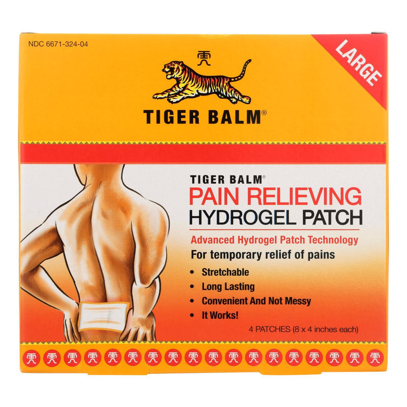 Tiger Balm Pain Relieving Large Patches - Case Of 6 - 4 Pack - Orca Market