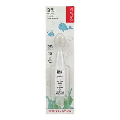 Radius - Pure Baby Toothbrush 6-18 Months - Ultra Soft - Case Of 6 - Orca Market