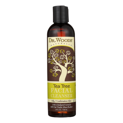 Dr. Woods Facial Cleanser - Tea Tree - 8 Oz - Orca Market