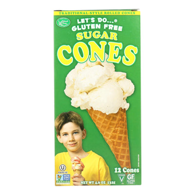 Let's Do Ice Cream Cones - Sugar - Case Of 12 - 4.6 Oz. - Orca Market