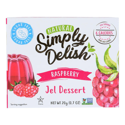 Simply Delish Jel Dessert - Raspberry - Case Of 6 - 1.6 Oz. - Orca Market