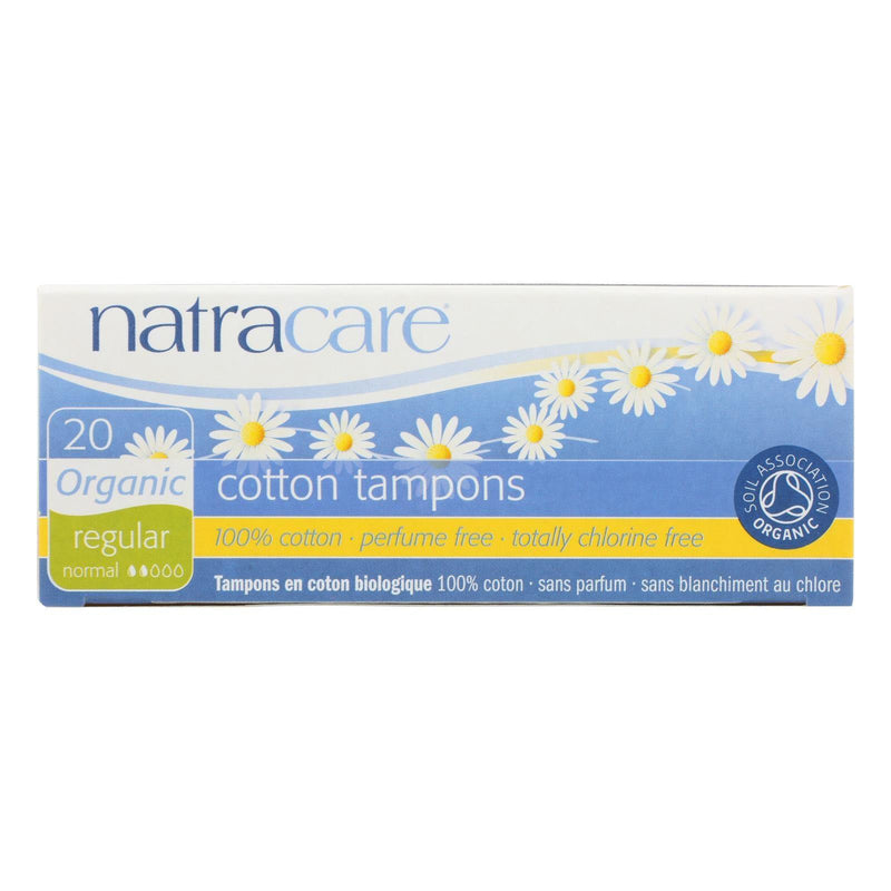 Natracare 100% Organic Cotton Tampons Regular - 20 Tampons - Orca Market