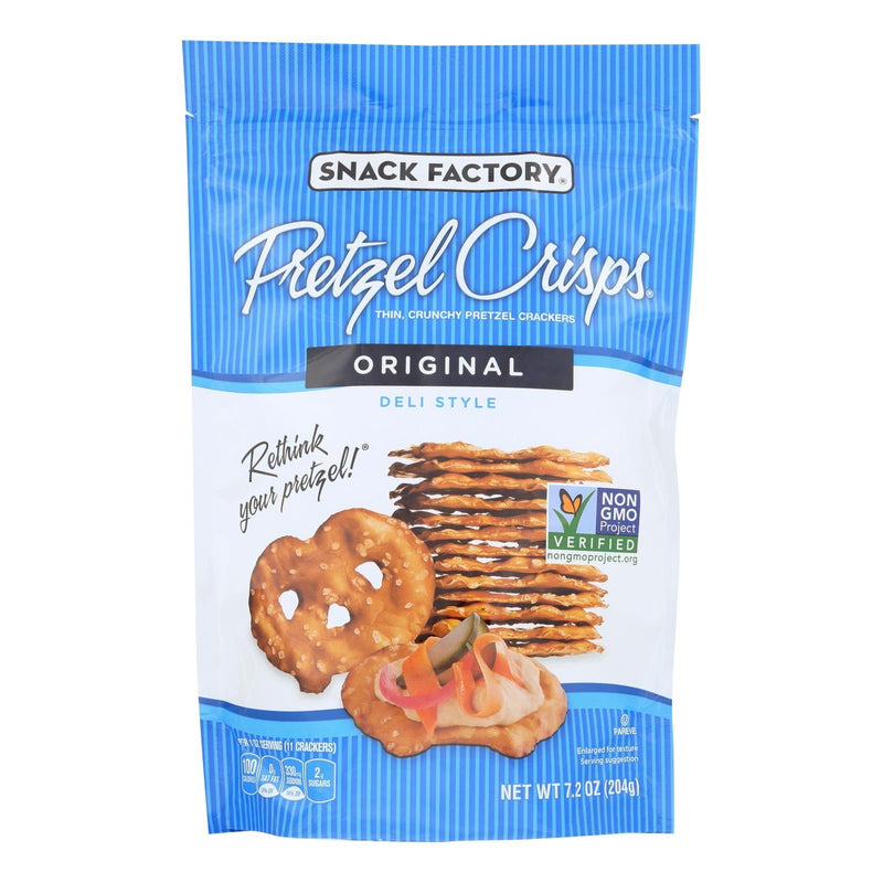 Pretzel Crisp Pretzel Crisps - Original - Case Of 12 - 7.2 Oz. - Orca Market