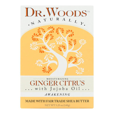 Dr. Woods Castile Bar Soap Ginger Citrus - 5.25 Oz - Orca Market