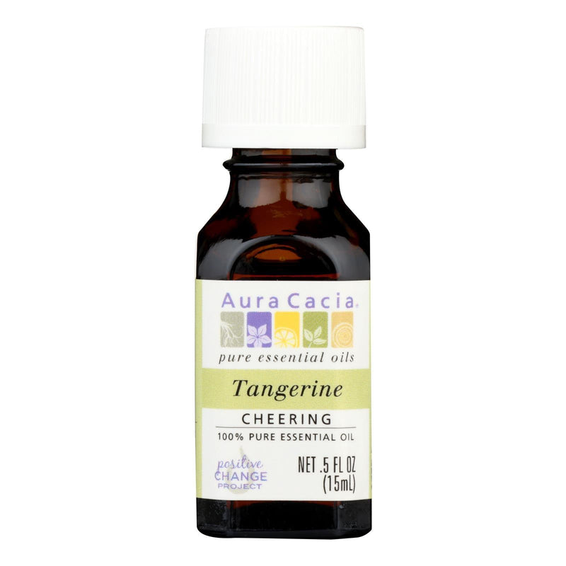 Aura Cacia - Pure Essential Oil Tangerine - 0.5 Fl Oz - Orca Market