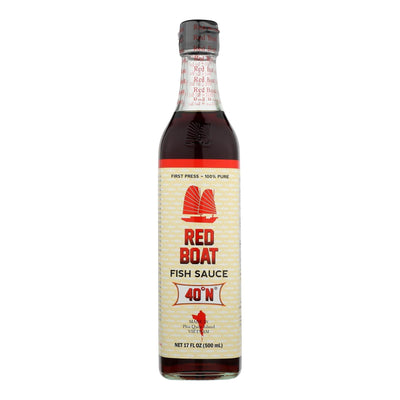 Red Boat Fish Sauce's Primary Ingredient - Case Of 12 - 17 Oz - Orca Market