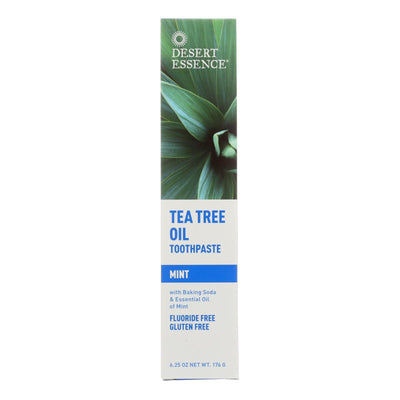 Desert Essence - Natural Tea Tree Oil Toothpaste Mint - 6.25 Oz - Orca Market