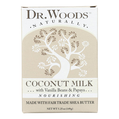 Dr. Woods Bar Soap Coconut Milk - 5.25 Oz - Orca Market