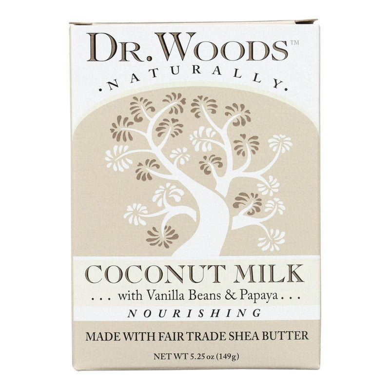 Dr. Woods Bar Soap Coconut Milk - 5.25 Oz - Orca Market