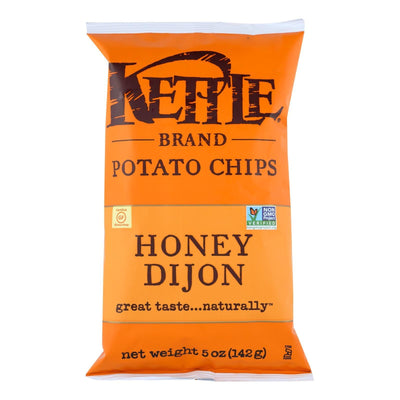 Kettle Brand Potato Chips - Honey Dijon - 5 Oz - Case Of 15 - Orca Market