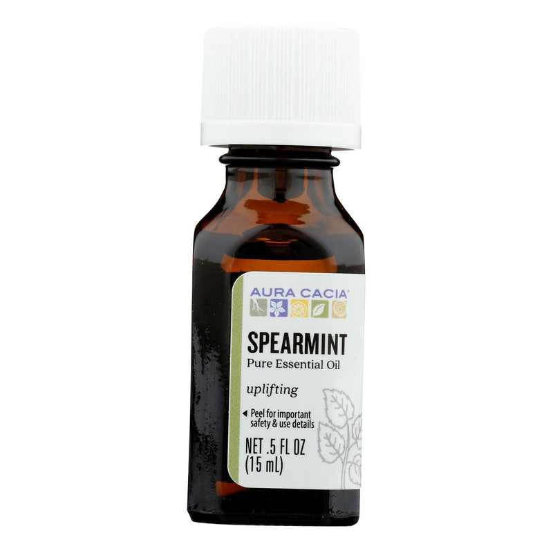 Aura Cacia - Essential Oil Spearmint - 0.5 Fl Oz - Orca Market