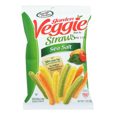 Sensible Portions Garden Veggie Straws - Sea Salt - Case Of 24 - 1 Oz. - Orca Market