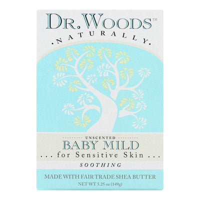 Dr. Woods Bar Soap Baby Mild Unscented - 5.25 Oz - Orca Market