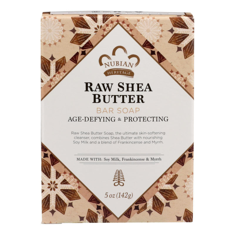 Nubian Heritage Bar Soap Raw Shea Butter - 5 Oz - Orca Market