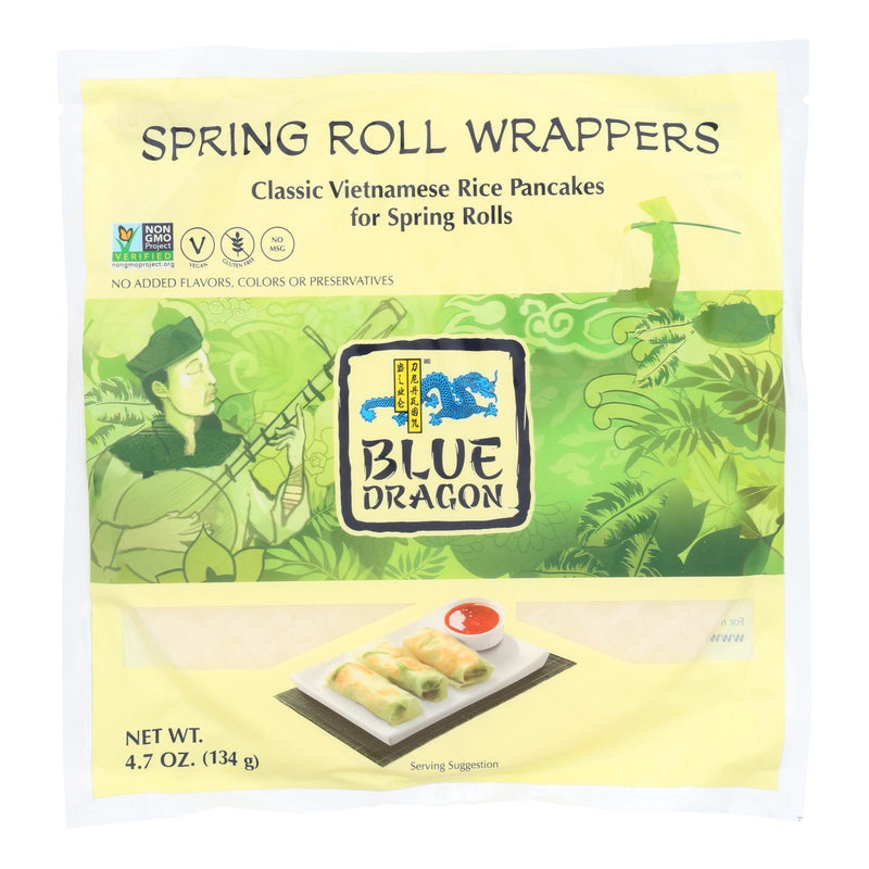 Blue Dragon - Wrappers - Spring Roll - Case Of 12 - 4.7 Oz - Orca Market