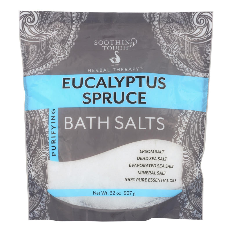 Soothing Touch Bath Salts - Eucalyptus Spruce - 32 Oz - Orca Market