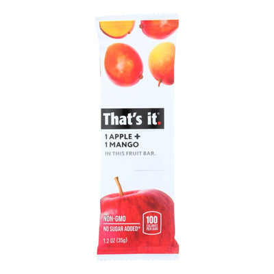 That's It Fruit Bar - Apple And Mango - Case Of 12 - 1.2 Oz - Orca Market