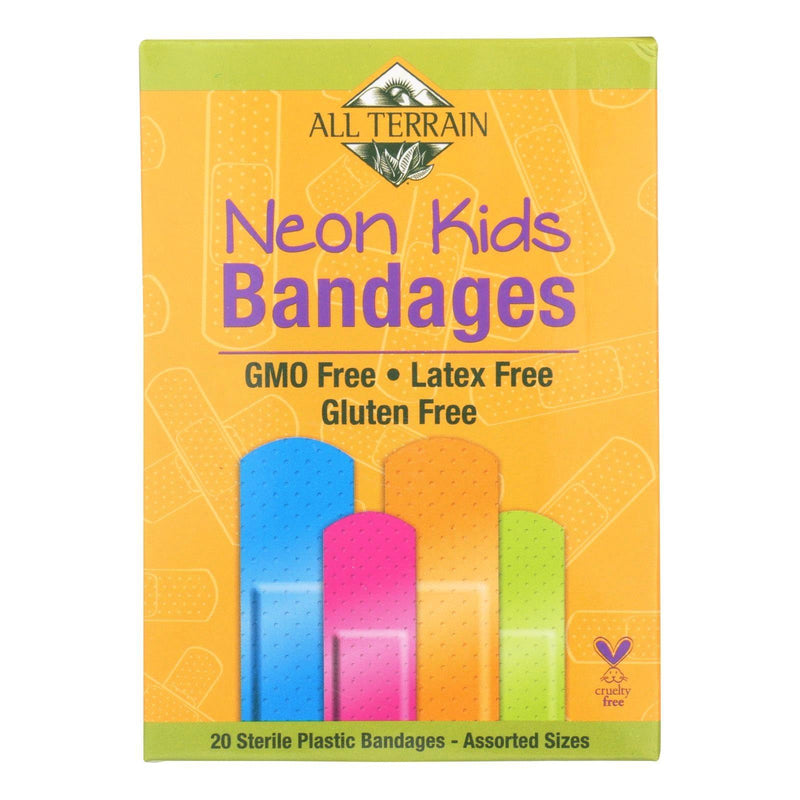 All Terrain - Bandages - Neon Kids - Assorted - 20 Count - Orca Market