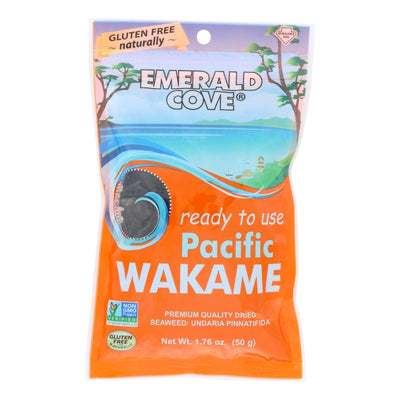 Emerald Cove Sea Vegetables - Pacific Wakame - Silver Grade - Ready To Use - 1.76 Oz - Case Of 6 - Orca Market