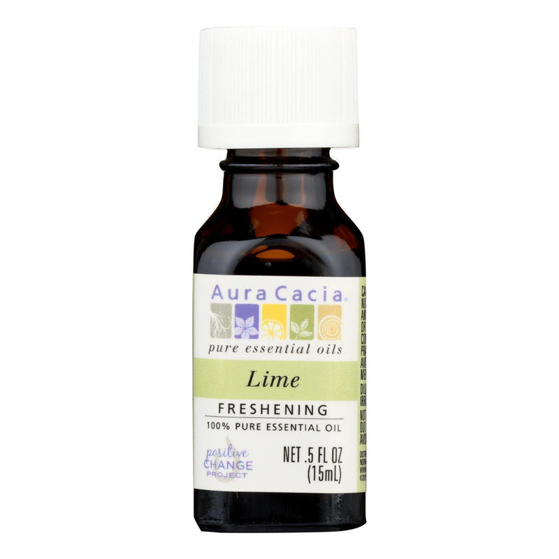 Aura Cacia - Pure Essential Oil Lime - 0.5 Fl Oz - Orca Market