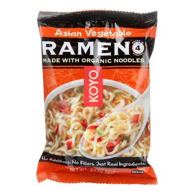 Koyo Ramen - Asian Vegetable - Case Of 12 - 2.1 Oz. - Orca Market