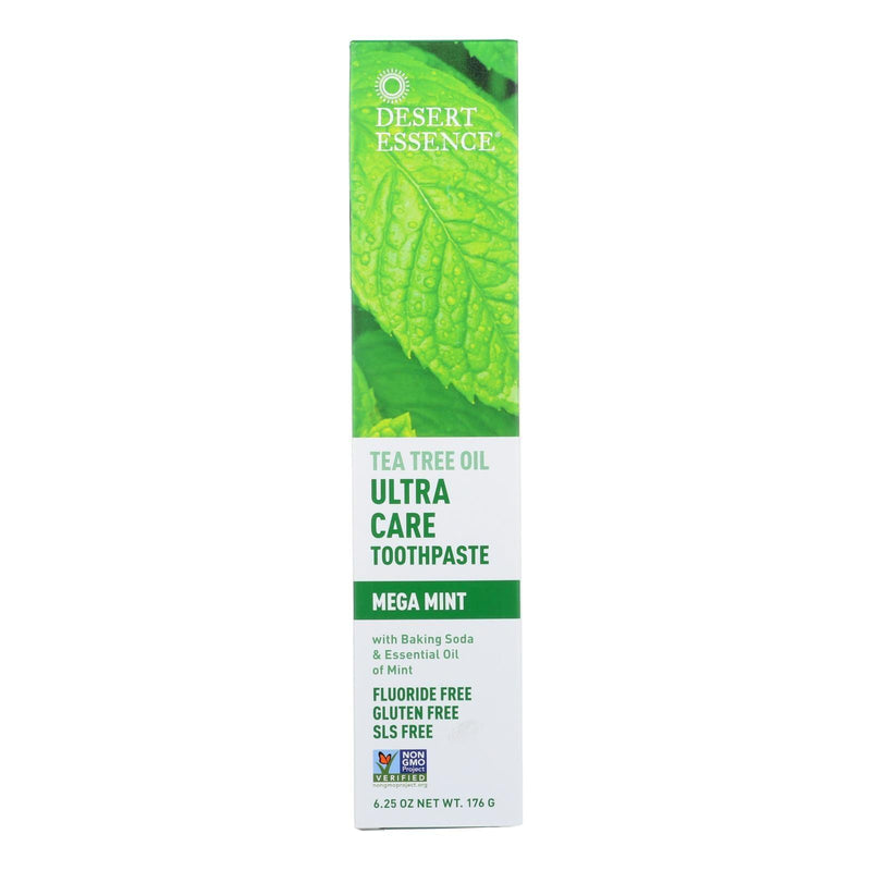 Desert Essence - Toothpaste - Tea Tree U/care Mint - 6.25 Oz - Orca Market