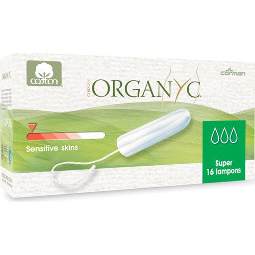 Organyc Tampons - 100 Percent Organic Cotton - Super - Non Applictr - 16 Ct - Orca Market