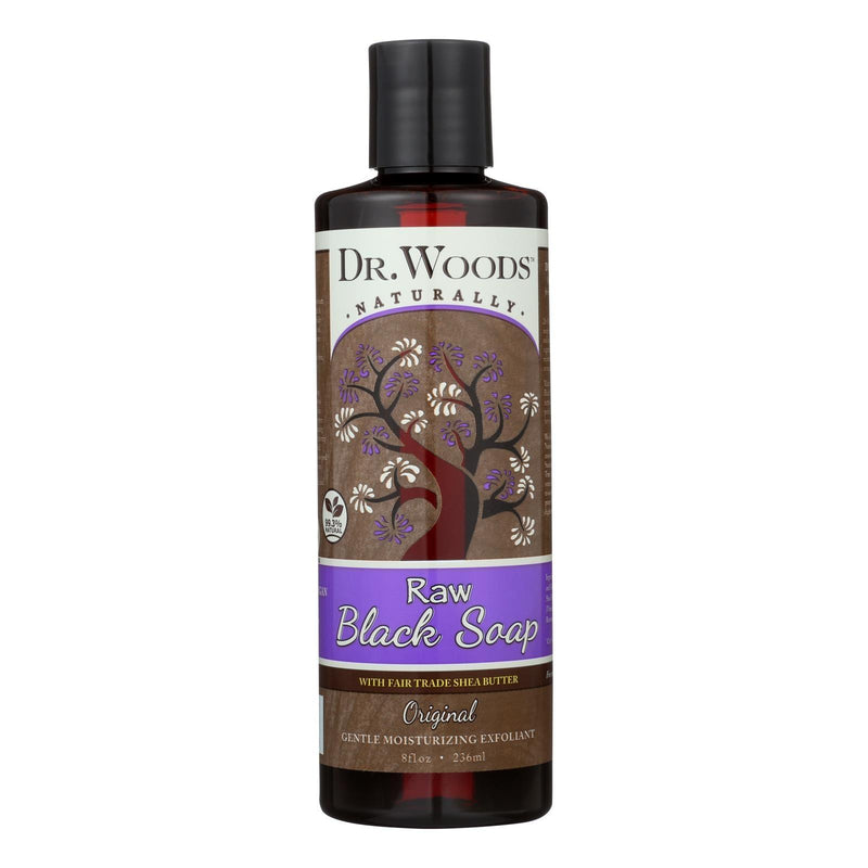 Dr. Woods Shea Vision Pure Black Soap With Organic Shea Butter - 8 Fl Oz - Orca Market