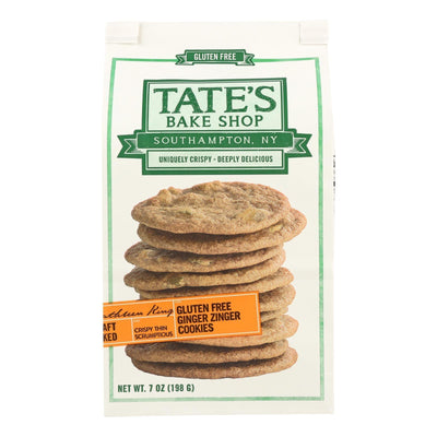 Tate's Bake Shop Ginger Zinger Cookies - Case Of 12 - 7 Oz. - Orca Market