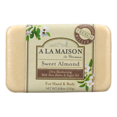 A La Maison - Bar Soap - Sweet Almond - 8.8 Oz - Orca Market