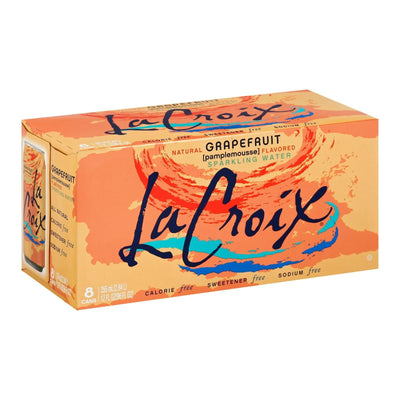 Lacroix Sparkling Water - Grapefruit Water - Case Of 3 - 12 Fl Oz. - Orca Market