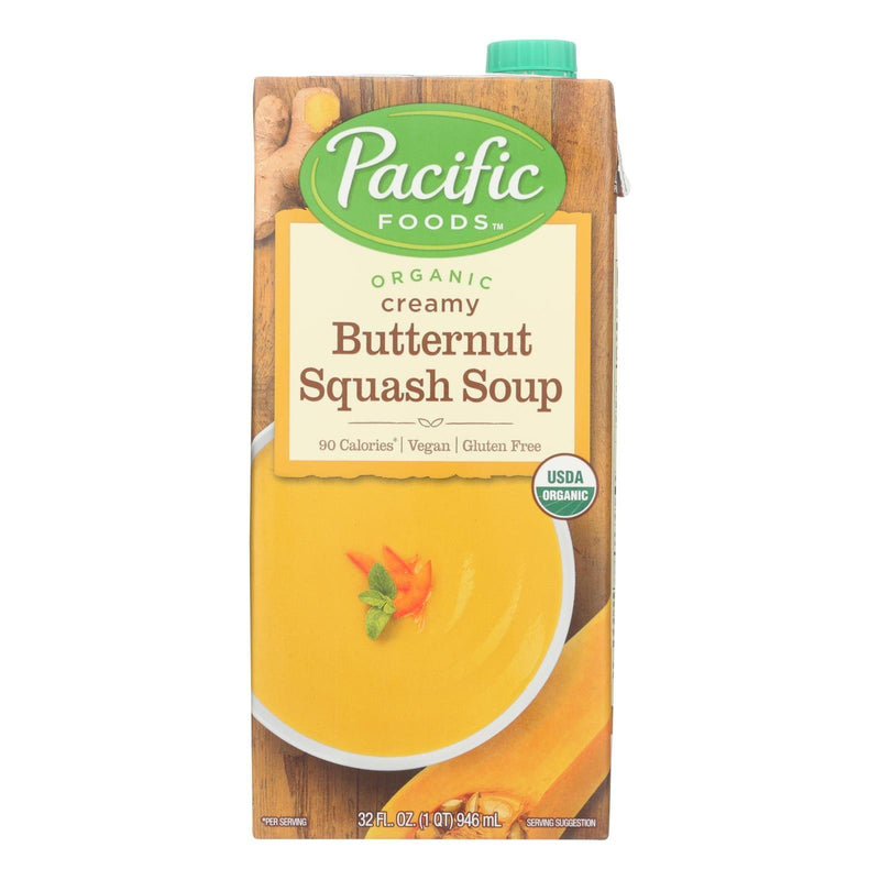 Pacific Natural Foods Organic Creamy - Butternut Squash - Case Of 12 - 32 Fl Oz. - Orca Market