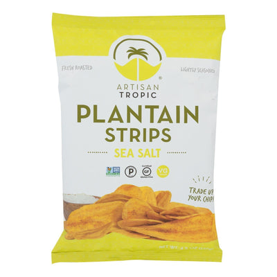 Artisan Tropic Plantain Strips - With Sea Salt - Case Of 12 - 4.5 Oz. - Orca Market