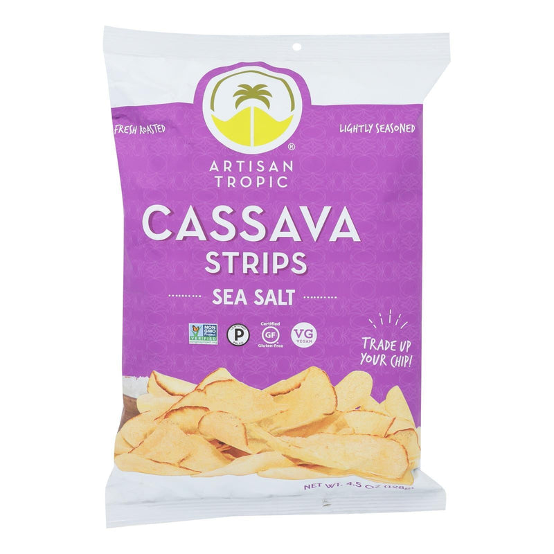 Artisan Tropic Cassava Strips - Sea Salt - Case Of 12 - 4.5 Oz. - Orca Market