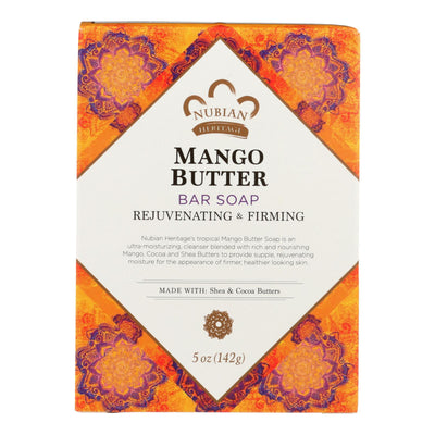 Nubian Heritage Bar Soap Mango Butter - 5 Oz - Orca Market