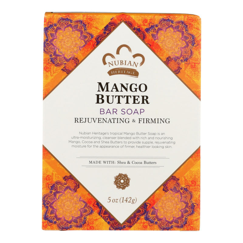 Nubian Heritage Bar Soap Mango Butter - 5 Oz - Orca Market