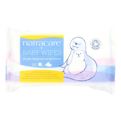 Natracare Organic Cotton Baby Wipes - 50 Pack - Orca Market