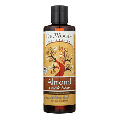 Dr. Woods Shea Vision Pure Castile Soap Almond With Organic Shea Butter - 8 Fl Oz - Orca Market