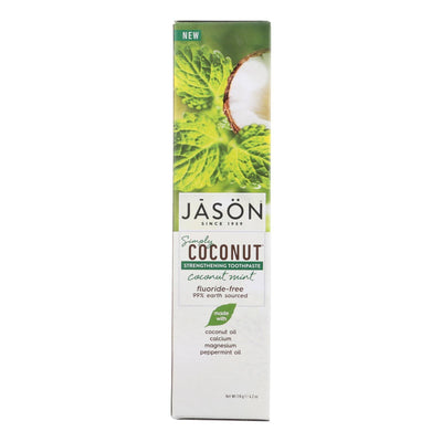 Jason Natural Products Strengthening Toothpaste - Coconut Mint - 4.2 Oz - Orca Market