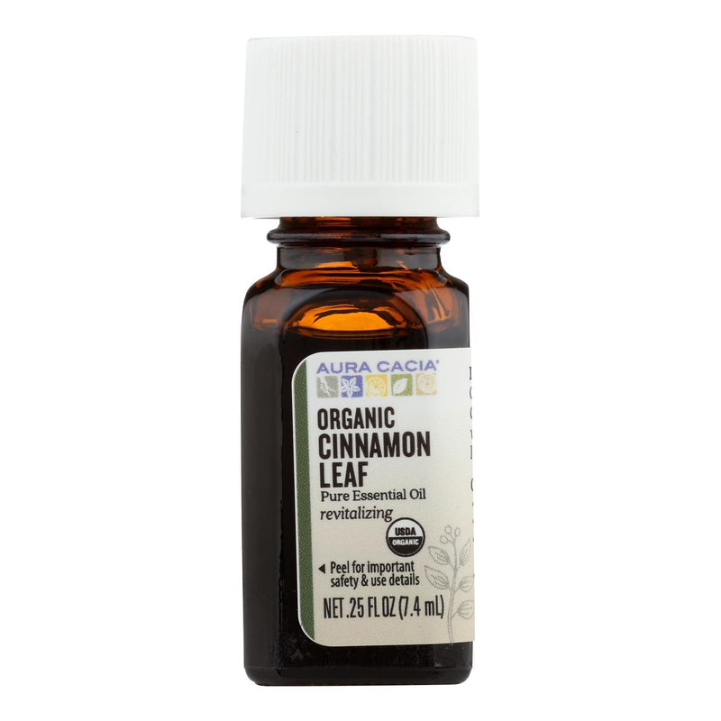 Aura Cacia - Organic Cinnamon Leaf - .25 Oz - Orca Market